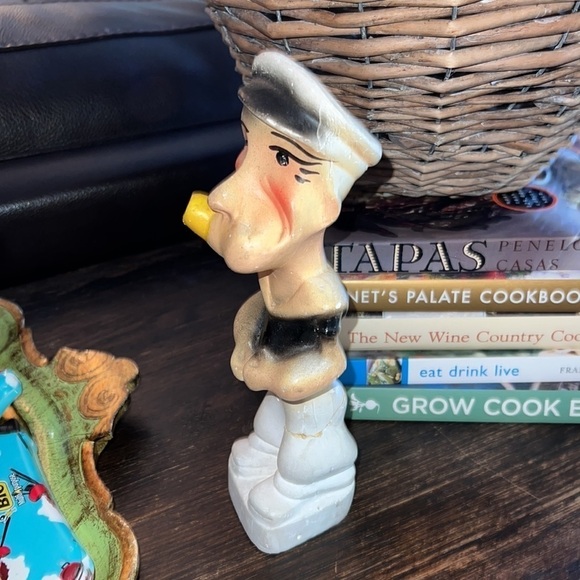 VINTAGE 1950’s Collectible POPEYE Chalkware Figurine Kewpie RARE - Picture 2 of 6